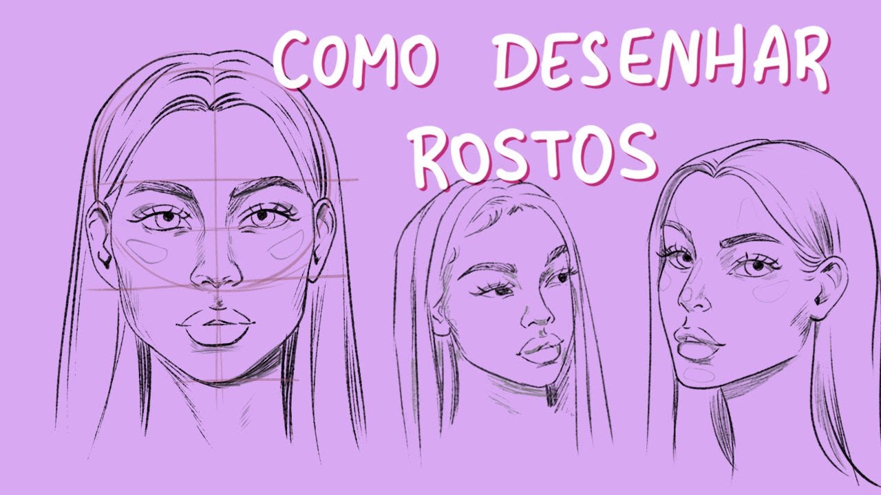 Como Desenhar Um Rosto Para Iniciantes Como Desenhar | Images And ...