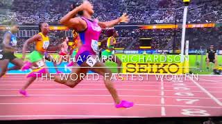 Congratulations to Sha’Carri Richardson for being the fastest woman in the world!