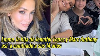 Emme, la hija de Jennifer López y Marc Anthony así luce a sus 14 años, su cambio es increíble