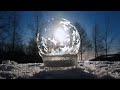 Ice Crystallization of Soap Bubbles on Levitating Magnet - 4K | Magnet Tricks