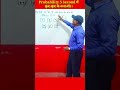 एक पासा फेंकने पर 2 से छोटी संख्या आने की प्रायिकता है probability shortsfeed shortsindia yts