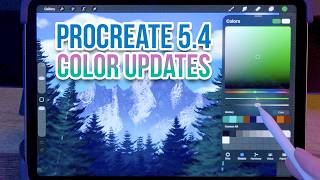 ​Procreate 5.4 Update: New Color Picker Features Explained