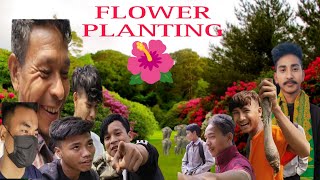 flower planting by saraibil NELC // Boys and parents।।#viralvideo #entertainment #flowers #india #4k