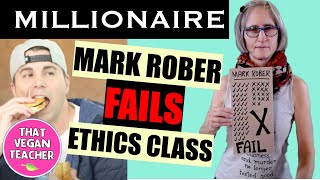 @MarkRober Fails Ethics Class - Still Not Vegan After Everything He Knows!  Disgraceful.