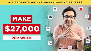 Revealing Ali Abdaal's Online Money Making SECRETS $27K/WEEK! | Make Money Online for Beginners 2022