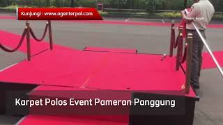 Jual Karpet Polos Event Panggung Pameran Pesta Serbaguna by Agen Terpal