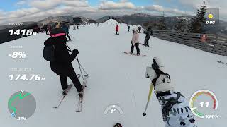 SKIING IN JASNÁ - Slovakia #jasna #slovakia #tatramountains #chopok #jasnachopok #ski #skiing