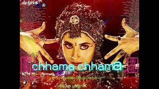 Chamma Chamma - lyrics | China Gate | Alka Yagnik