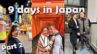 Japan Vlog Part 2: Exploring the sights and spots in Osaka and Kyoto, Food trip in Dotonbori