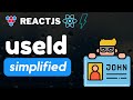 ReactJS useId Hook // Simply Explained