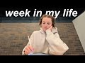 romanticizing boring university days | weekly vlog 💌