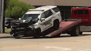SUV collides with Lafayette Parish Sheriff's Office unit; SUV driver cited
