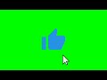 abonne toi bouton like annimation fond vert pour vos video youtube