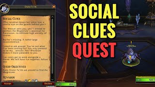 Social Clues Quest (WoW TWW)