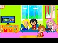 Nace and friends react to Mario Plays Baldi's Basics (Gacha Life)