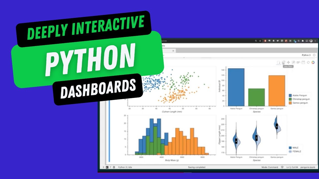 Deeply Interactive Dashboards From Python Youtube
