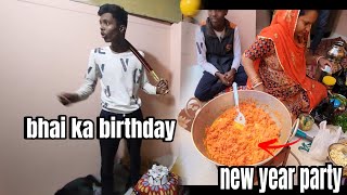 Bhai Ka  happy birthday💯￼ new year celebration❤️