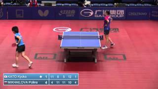 2014 Russia Open WS R1 KATO Kyoka JPN vs MIKHAILOVA Polina RUS