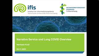 DE: Recherche mit Narrative Service, Long COVID und Drug Overviews