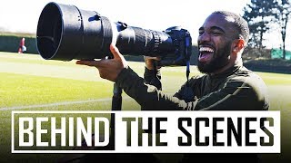 Fun in the sun at Arsenal training centre | Behind the scenes