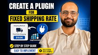 Create Fixed Shipping Plugin in nopCommerce 🚀 (Step-by-Step)