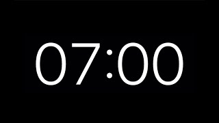 7 minute countdown timer : นับเวลาถอยหลัง 7 นาที