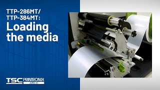 TSC TTP-286MT/384MT: Loading the media