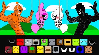 Incredibox Sprunki LOVE Sinner Edition Sus SIGMA Mod Pinki vs Wenda! New Version 3