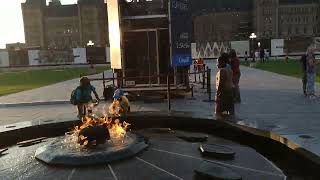 The Centennial Flame at Parliament Hill, Ottawa, Canada