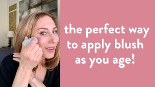 The Perfect Way to Apply Blush as You Age! Blush Placement Tips | Carla Rockmore