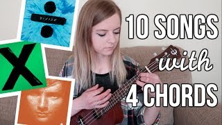 4 basic chords, 10 Ed Sheeran songs on ukulele!