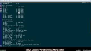 Variable String Manipulation