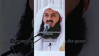 The Honor of Becoming Hafiz#shortsfeed #muftimenk #quran