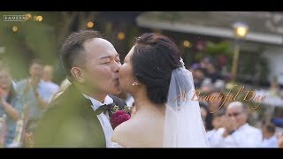 Matt + Julia Wedding SDE 婚禮當天快播快剪 台北優勝美地渡假別墅 戶外證婚