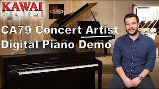 Kawai CA79 Concert Artist Digital Piano - Features and Sound Demo