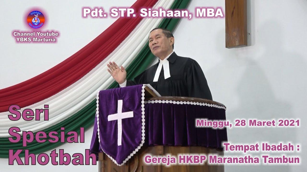 (Seri Spesial Khotbah) Khotbah Ibadah Minggu 28 Maret 2021 (Mazmur 31:8 ...