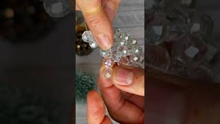 Новогодняя игрушка из бусин, шар из бусин. Мой инстаграмм DiNur_bag #beadsbag #tutorial #fyp