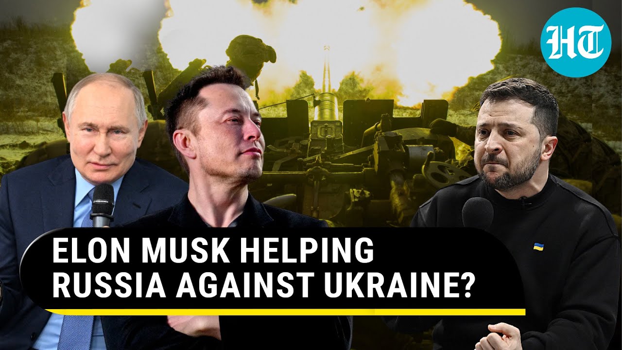 Elon Musk Helping Putin's Military Against Zelensky's Army? Ukraine's ...