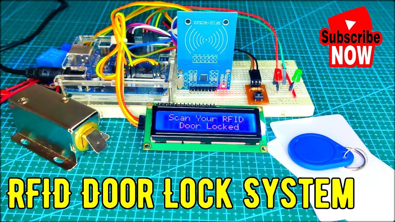 How TO Make RFID Based Door Lock System Using Arduino Uno & RFID Module ...