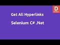 Selenium C# Get All WebPaage Hyperlinks