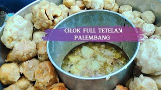 SELALU RAMAI PEMBELI !! KULINER CILOK PALEMBANG| STREETFOOD PALEMBANG #streetfood#kuliner #palembang