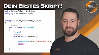 EPLAN Scripting #2: Your first executable script [Tutorial]