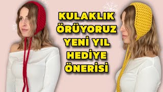 YARIM SAATTE BİTİYOR🤩 KULAKLIK NASIL ÖRÜLÜR? | Yeni Yıl Hediye Önerisi | DIY