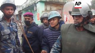 Police clash with protesters in Rangeli