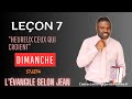 Leçon 7 - Retour à Abraham / DIMANCHE