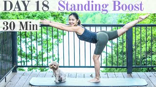 Day 18: Next Level Standing Pilates For Total Body #withme | 28 Day #StayHome Pilates Challenge