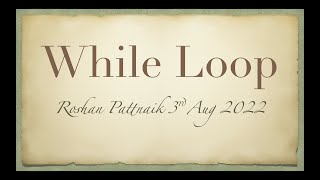 While Loop @smartclassroom09