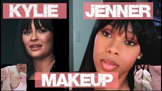 PINK VALENTINES DAY MAKEUP | VALENTINES DAY MAKEUP TUTORIAL | KYLIE JENNER MAKEUP |QUICK & EASY