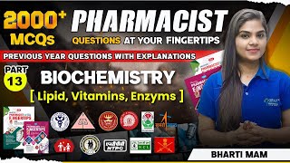 L-13 | Lipid, Vitamins, Enzymes #rrbpharmacist  #aiimspharmacist #pharmacist #pharmacy