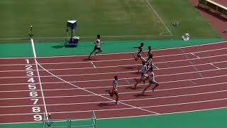 20180825ジュニアオリンピック福岡県予選 男子B100m決勝